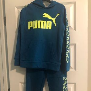 New Puma Hoodie and Joggers Size M (10-12) Boys